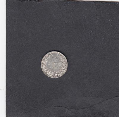 Beschrijving: 10 Cent WILHELMINA